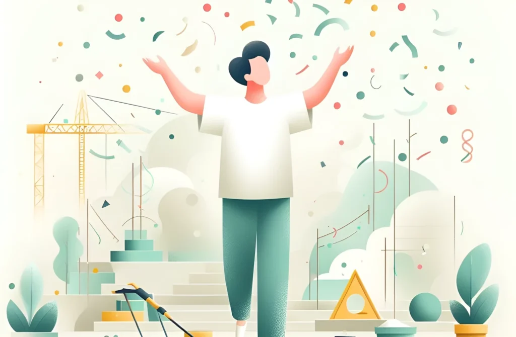 Erfolgreich Vektor Grafik